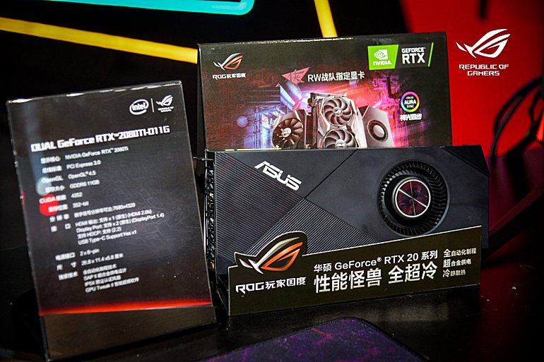 华硕turbo geforce rtx 2080 ti电竞显卡